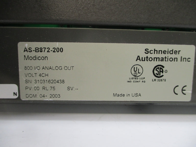 MODICON AS-B872-200 NSNP