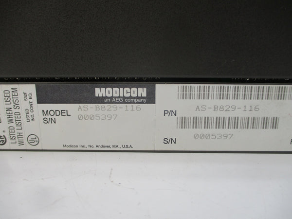 MODICON AS-B829-116 UNMP