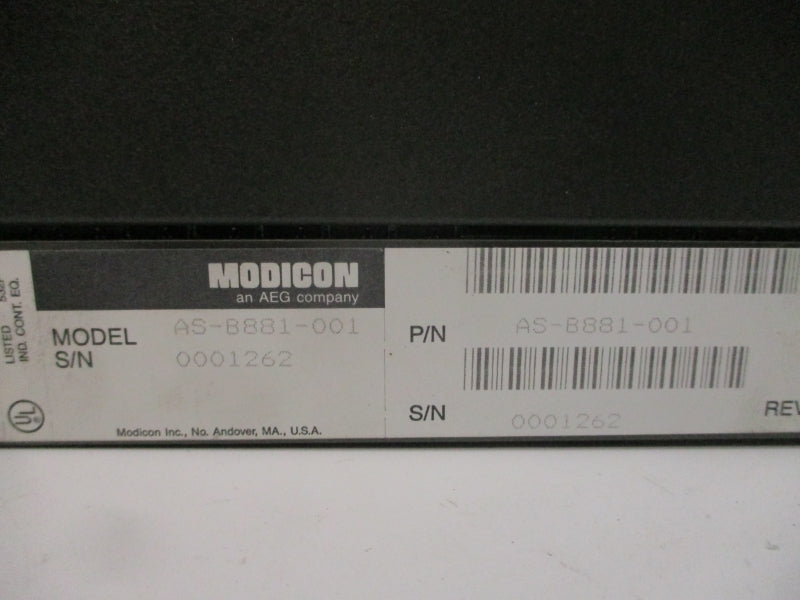 MODICON AS-B881-001 250V 0.75A UNMP