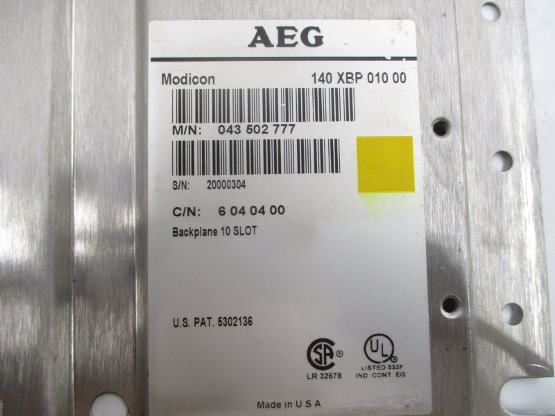 AEG 140XBP01000 043502777 UNMP