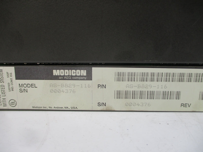 MODICON AS-B829-116 5V UNMP
