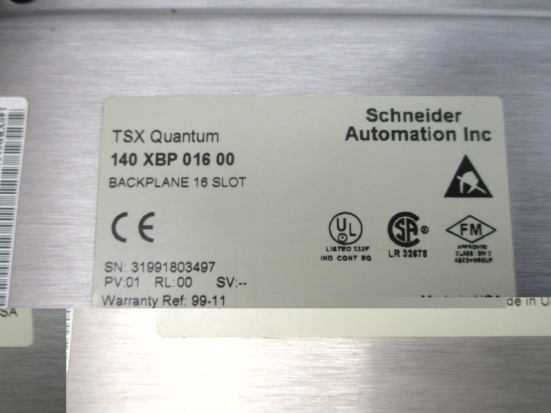 SCHNEIDER AUTOMATION 140XBP01600 UNMP