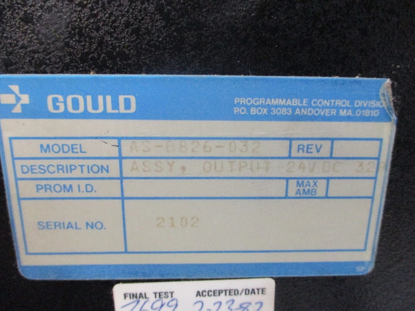 GOULD AS-B826-032 24VDC UNMP