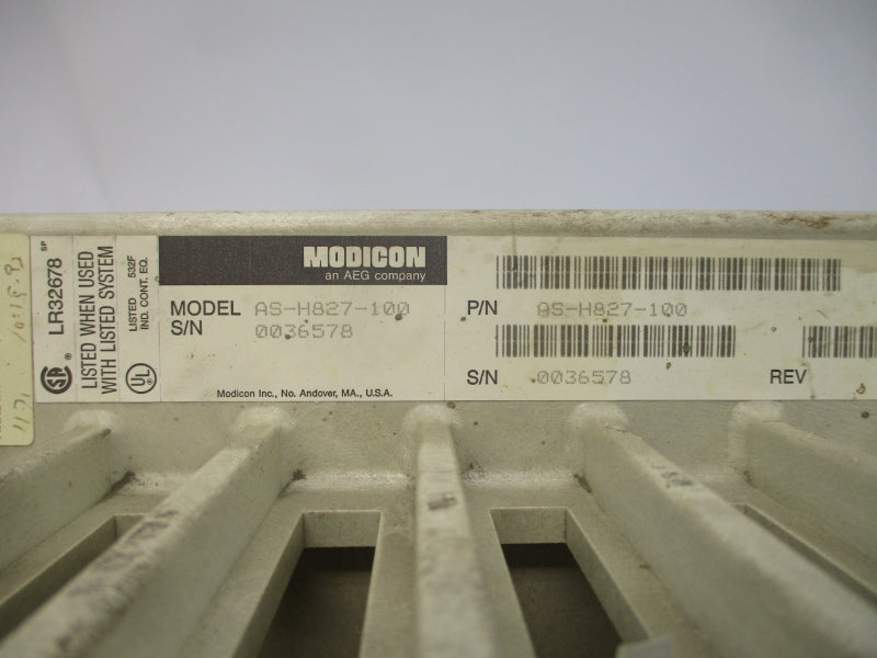 MODICON AS-H827-100 UNMP