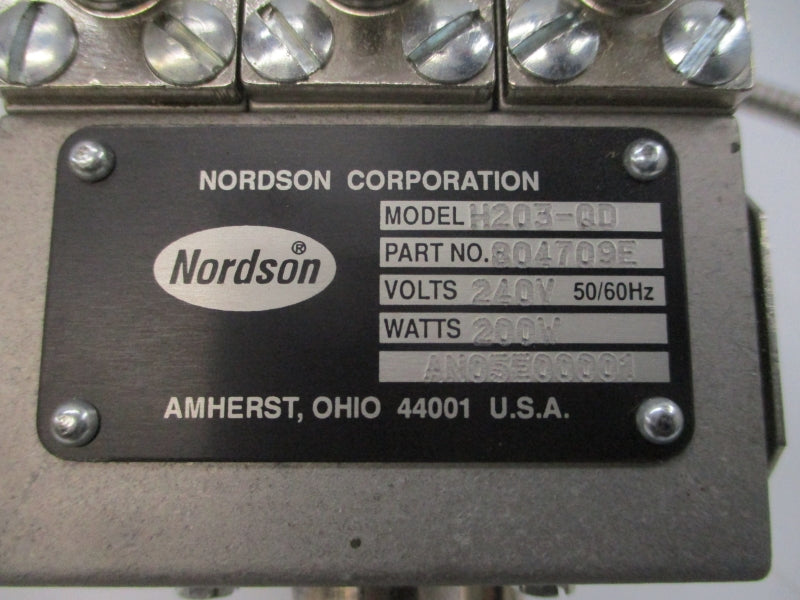 NORDSON 804709E H203-QD 240V NSMP