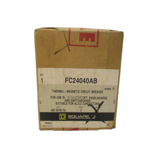 SQUARE D FC24040AB SER. 3 480V 40A NSFS