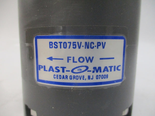 PLAST-O-MATIC BST075V-NC-PV 3/4" NSMP