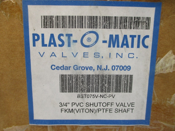 PLAST-O-MATIC BST075V-NC-PV 3/4" NSMP