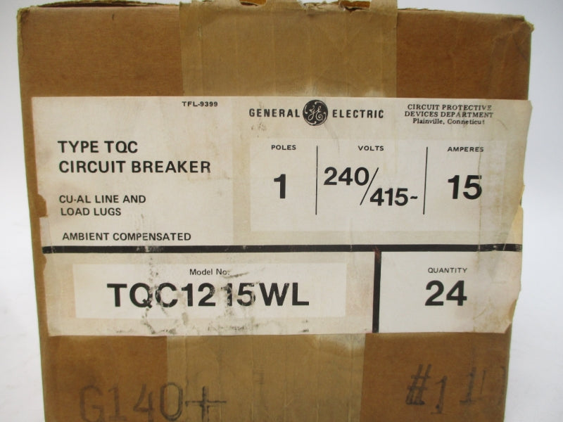 GENERAL ELECTRIC TQC1215WL 240/415V 15A (PKG OF 24) NSFS