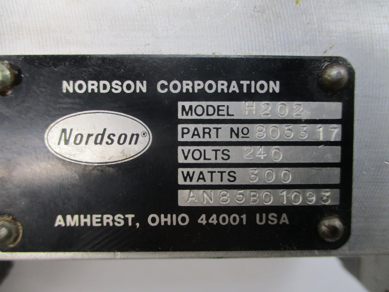 NORDSON 805317 H202 240V NSMP