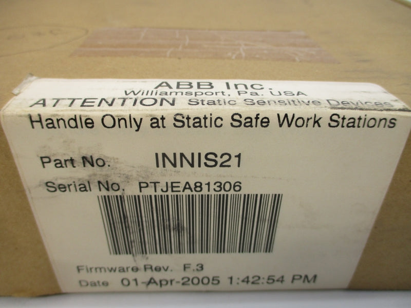 ABB INNIS21 5V 1.1A REV. F.3 NSMP