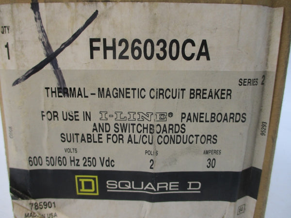 SQUARE D FH26030CA SER. 2 600VAC 30A NSMP