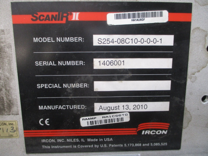 IRCON S254-08C10-0-0-0-1 UNMP