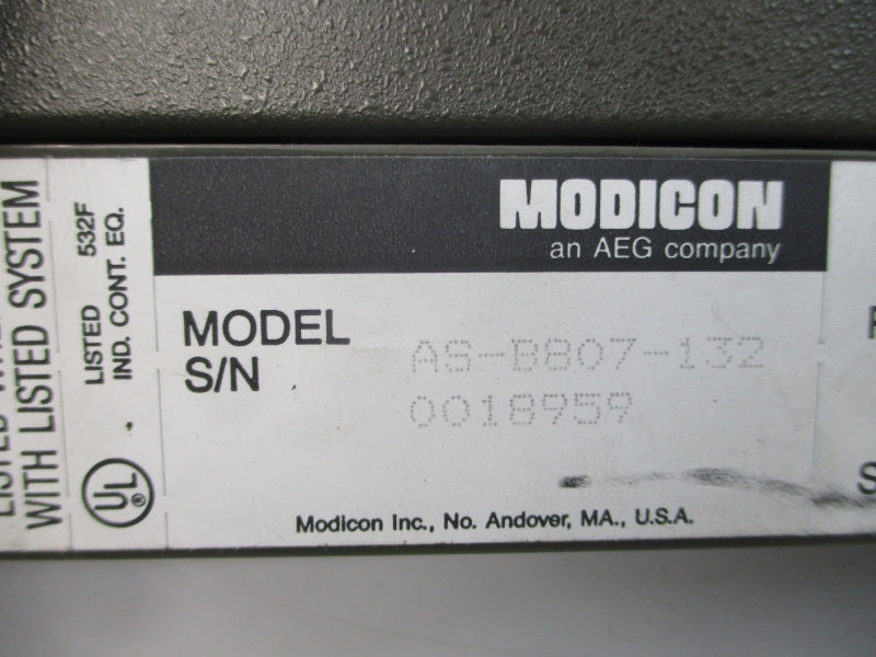 MODICON AS-B807-132 120VAC (AS PICTURED) UNMP