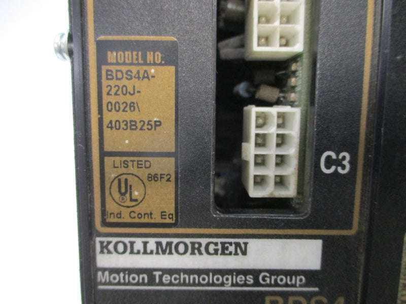 KOLLMORGEN BDS4A-220J-0026/403B25P 230VAC 20A NSNP
