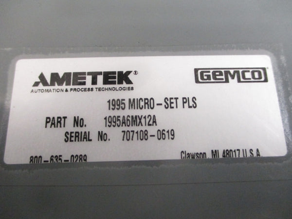 AMETEK 1995A6MX12A NSNP