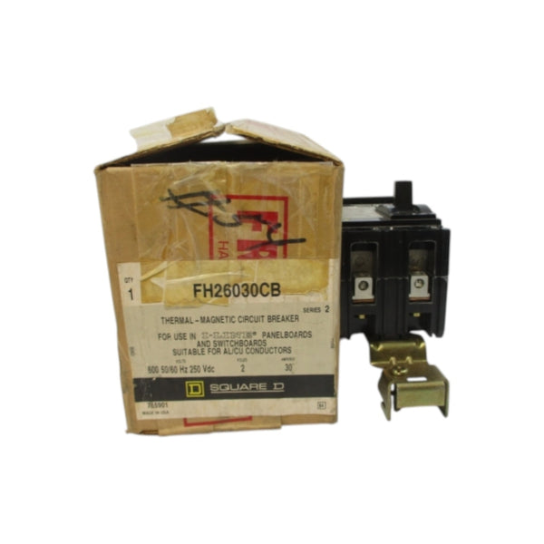 SQUARE D FH26030CB SER. 2 600VAC 30A NSMP