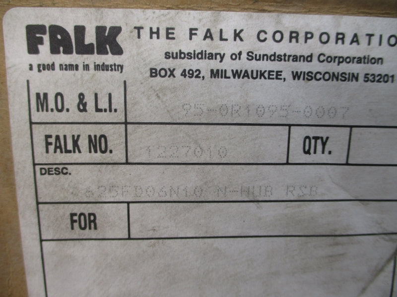 FALK 1227010 625F006N10 NSMP