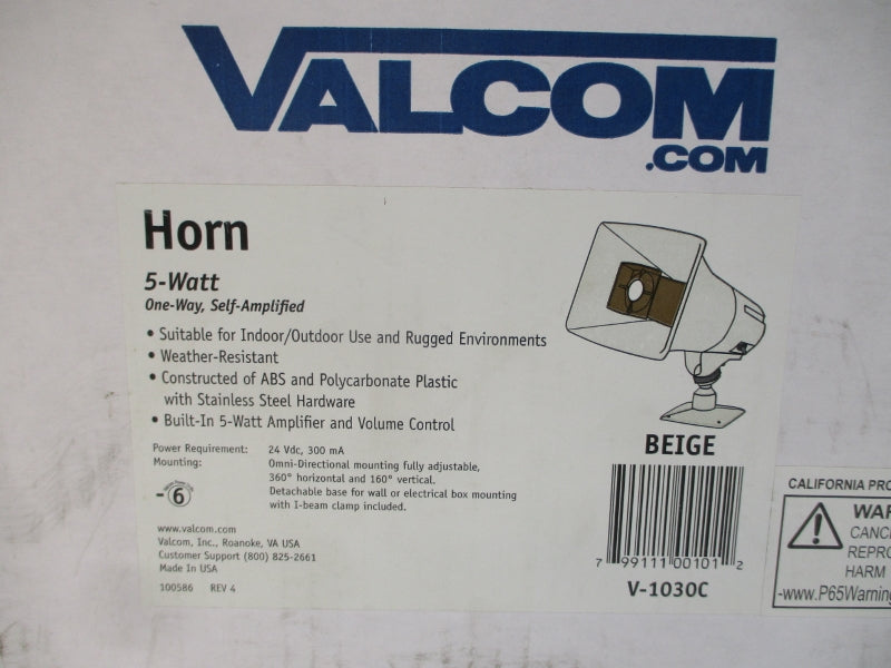 VALCOM V-1030C 24VDC NSMP