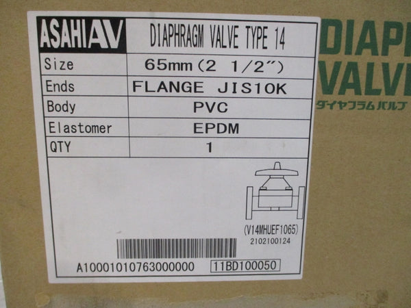 ASAHI V14MHUEF1065 11BD1-00050 150PSI 2-1/2" NSMP