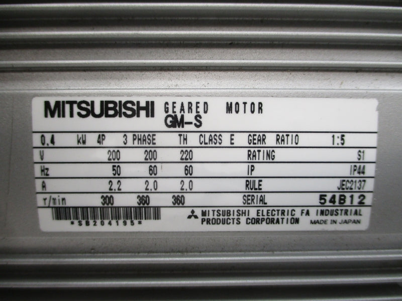 MITSUBISHI GM-S 200/220V 2.0/2.2A NSMP