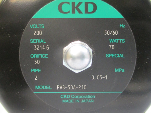 CKD PVS-50A-210 200VAC 2" NSMP
