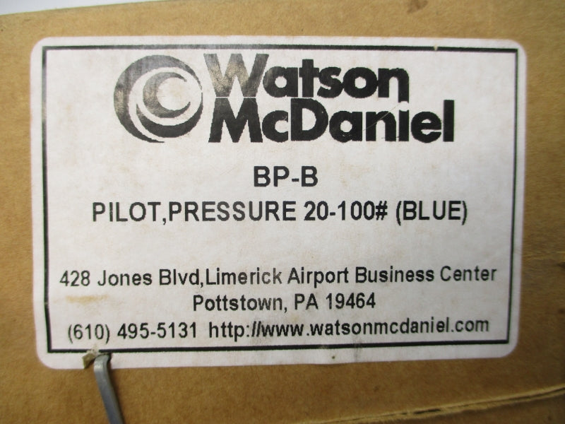 WATSON MCDANIEL BP-B NSFS