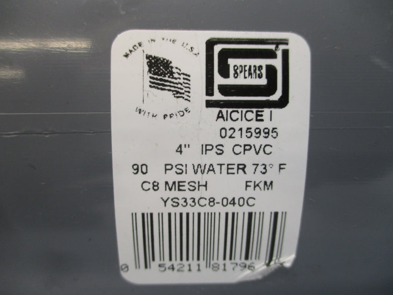SPEARS YS33C8-040C 90PSI 4" NSNP