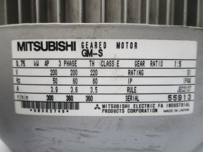 MITSUBISHI GM-S 200/220V 3.9/3.6-3.5A NSNP