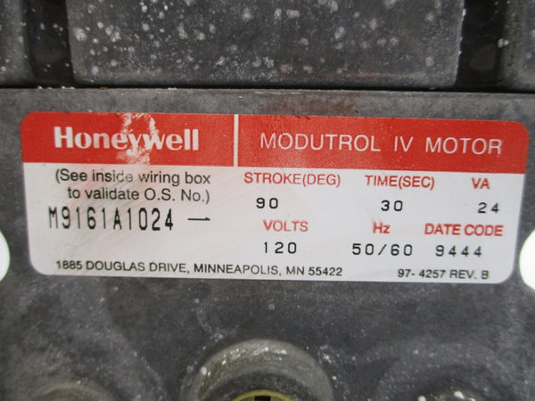 HONEYWELL M9161A1024 120V 30S REV. B UNMP