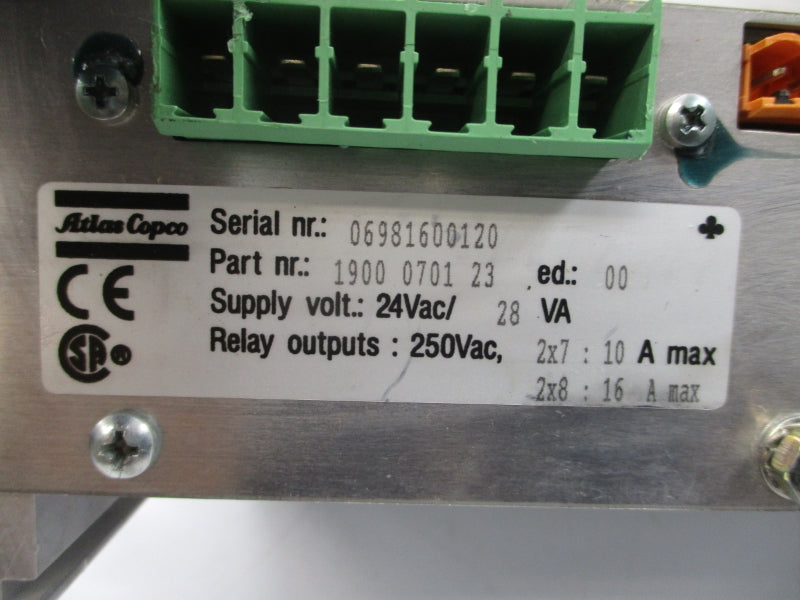 ATLAS COPCO 1900070123 24-250VAC 16A UNMP
