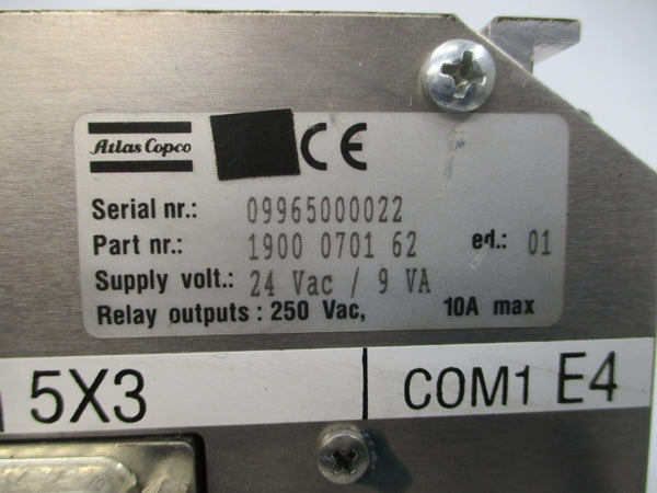 ATLAS COPCO 1900070162 24-250VAC 10A UNMP