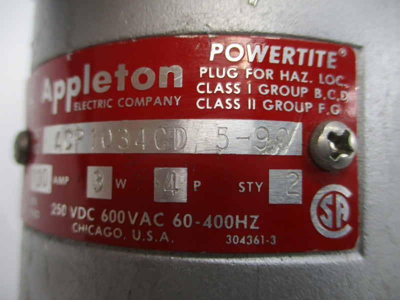 APPLETON ACP1034CD 600VAC 100A UNMP