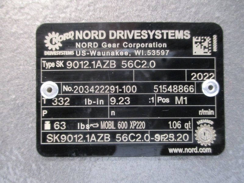NORD SK9012.1AZB56C2.0 NSNP