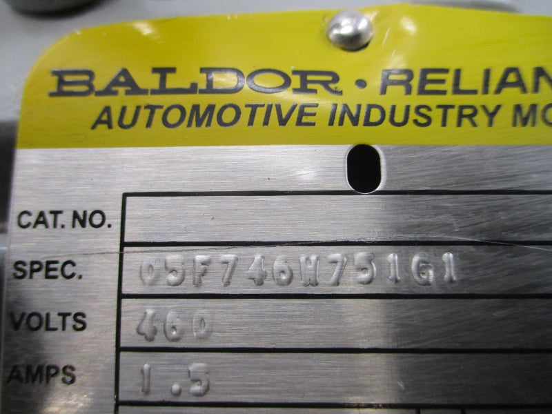 BALDOR 05F746H751G1 460V 1.5A NSNP