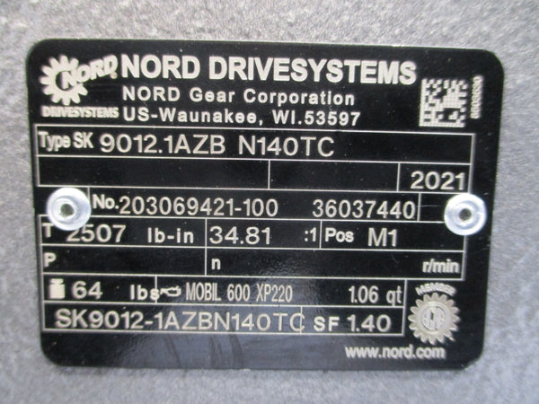 NORD SK9012.1AZBN140TC NSNP