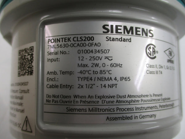 SIEMENS 7ML5630-0CA00-0FA0 12-250V NSMP