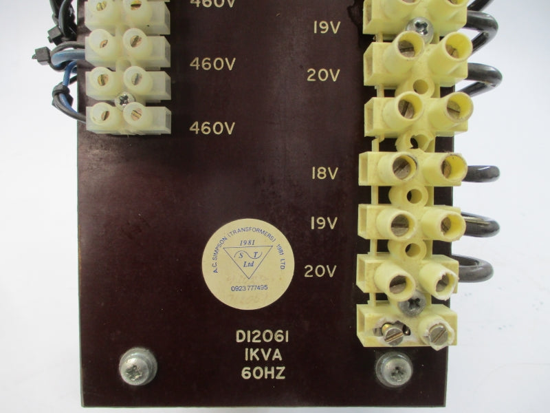 A.C. SIMPSON D12061 460V 32A NSNP