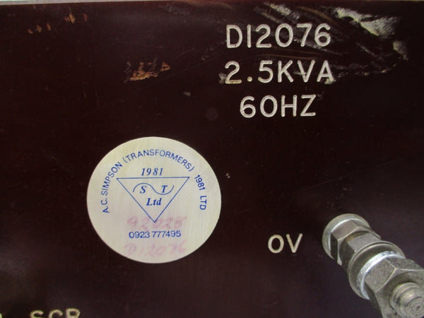 A.C. SIMPSON D12076 460V NSNP