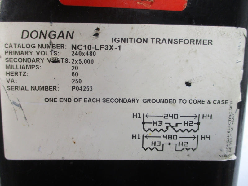 DONGAN NC10-LF3X-1 240/480V UNMP