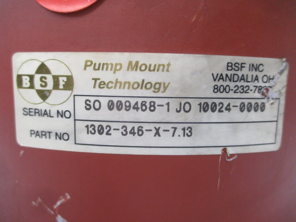 PUMP MOUNT TECHNOLOGY 1302-346-X-7.13 UNMP