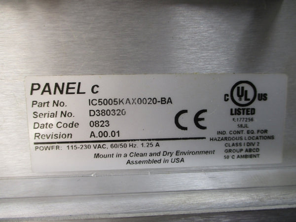 GE FANUC IC5005KAX0020-BA 115-230VAC 1.25A NSNP