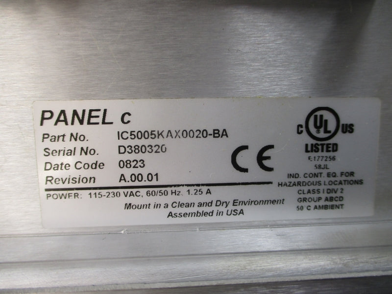 GE FANUC IC5005KAX0020-BA 115-230VAC 1.25A NSNP