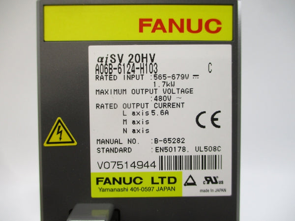 FANUC A06B-6124-H103 565-679V 5.6A NSMP