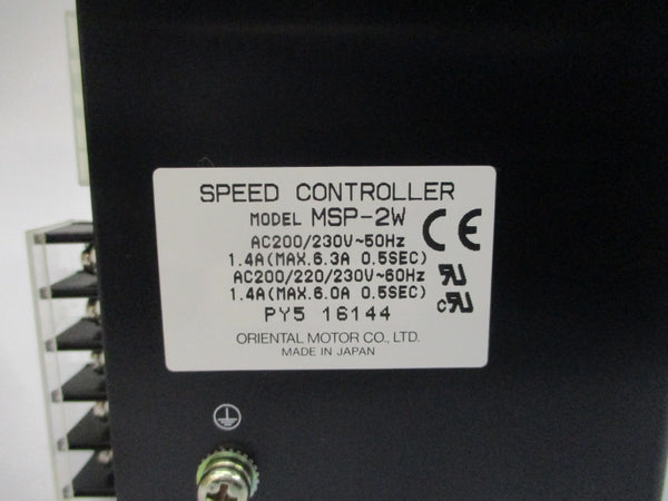 ORIENTAL MOTOR MSS540-402WJ-6 230V 0.34A NSMP