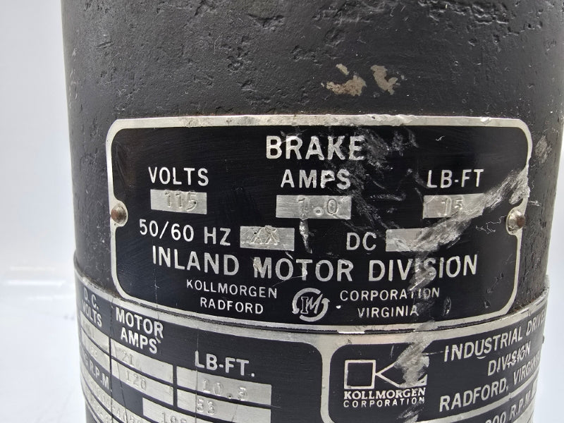 KOLLMORGEN TTEB-4204-4050-A-08 115V 1.0A NSNP