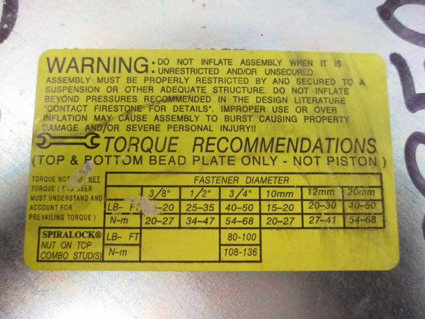 FIRESTONE W01-358-7189 NSNP