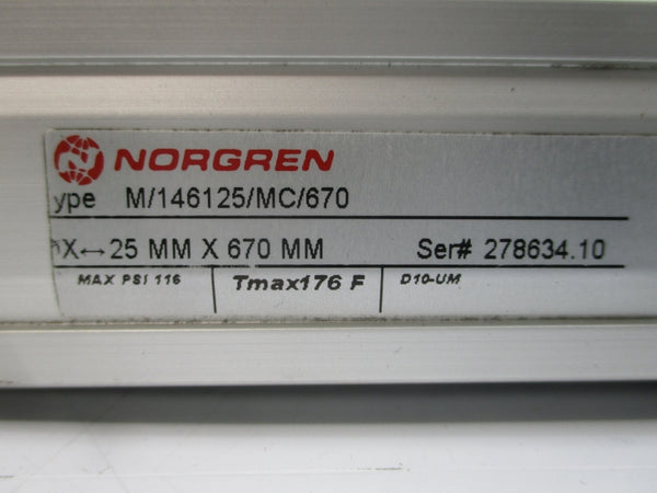 NORGREN M/146125/MC/670 116PSI NSNP