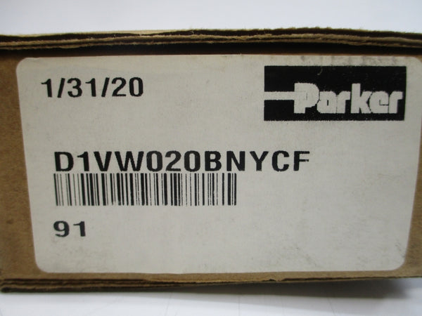 PARKER D1VW020BNYCF91 110/120V .46/.52A 1500/5000PSI NSMP