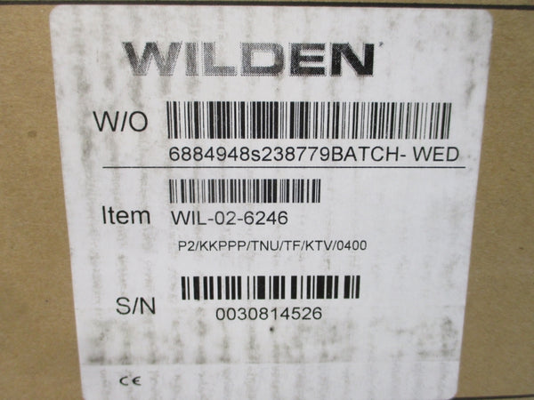 WILDEN WIL-02-6246 P2/KKPPP/TNU/TF/KTV/0400 NSFS